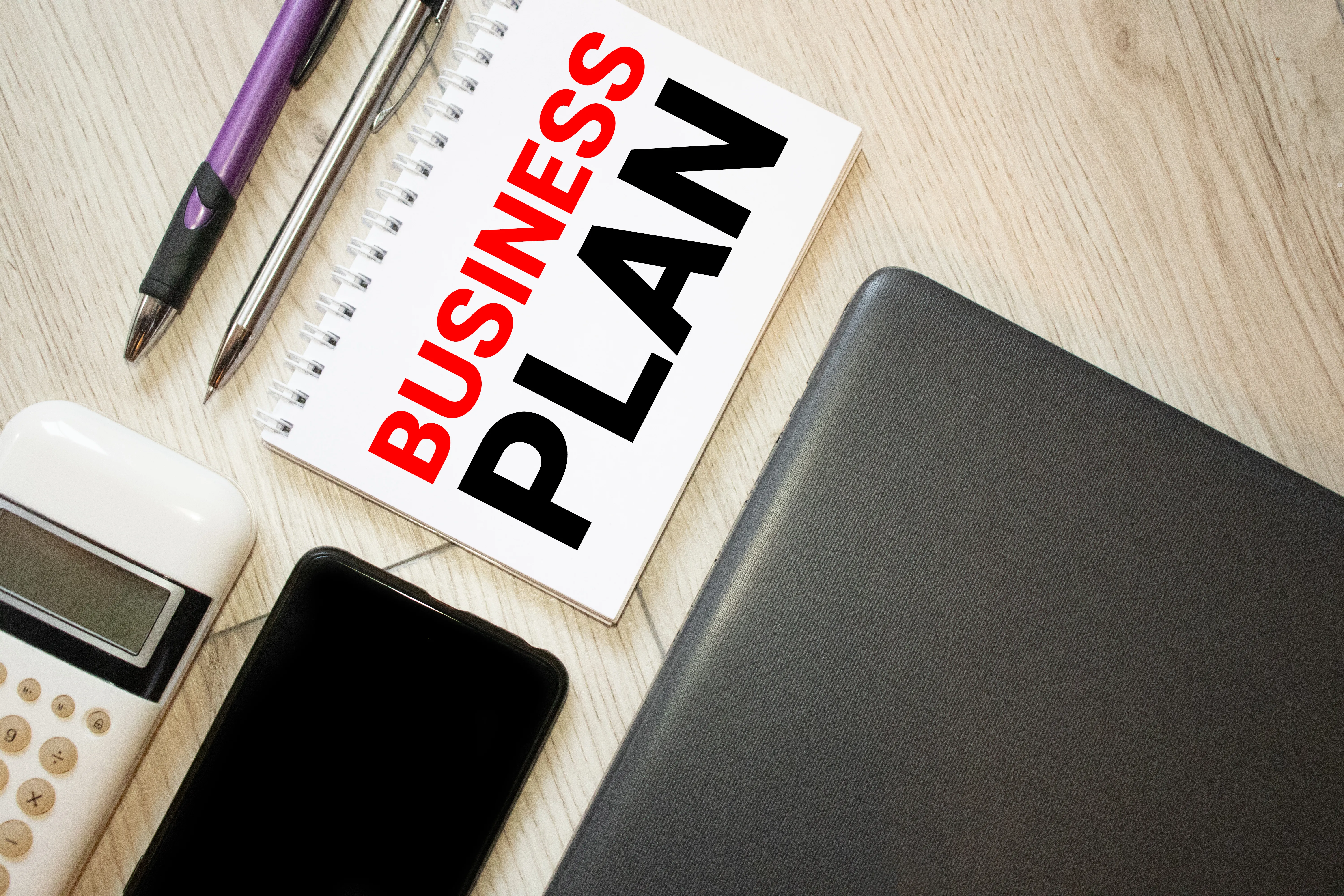 Business planning concept, future development of enterprise
