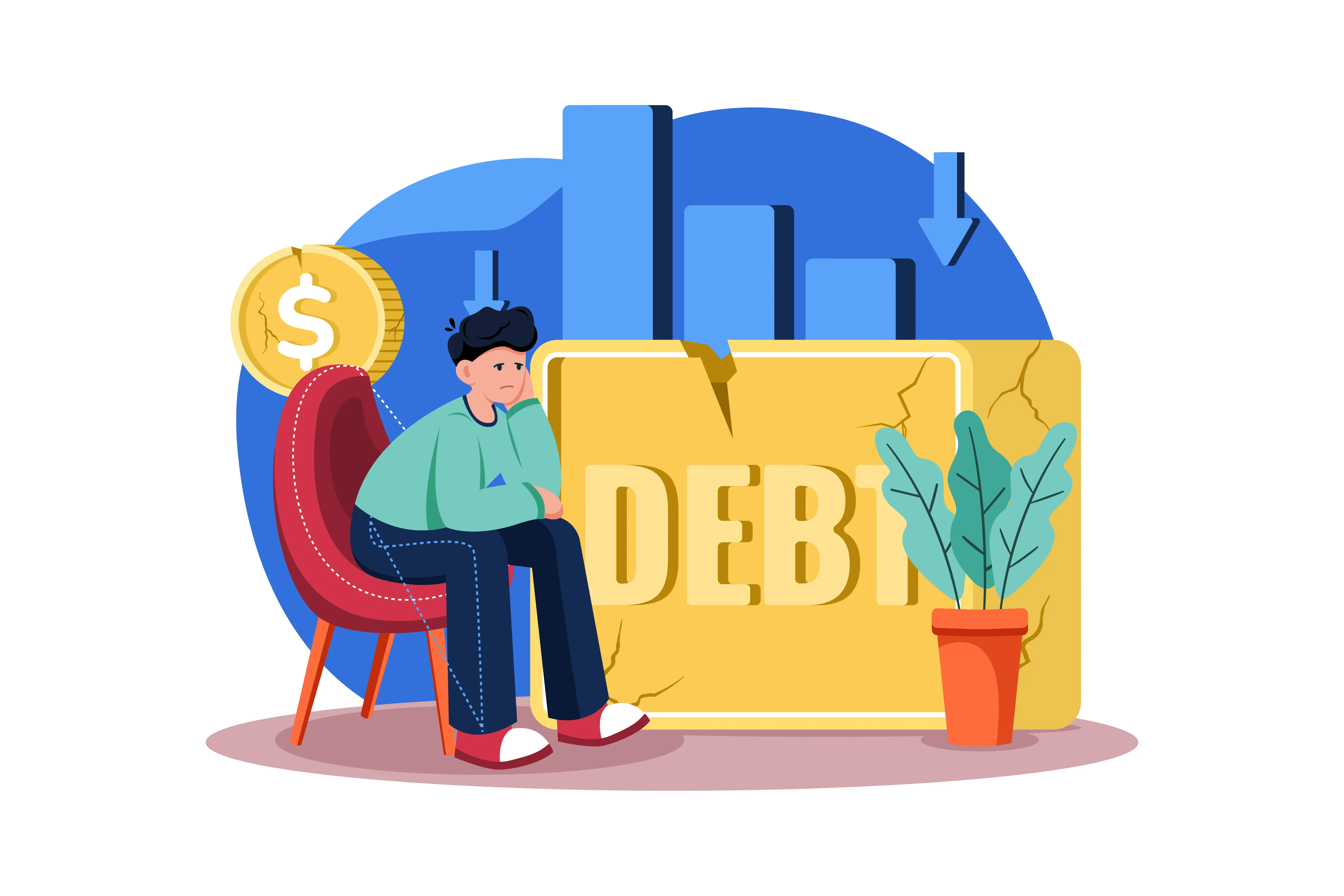 Debt stress is unmanageable