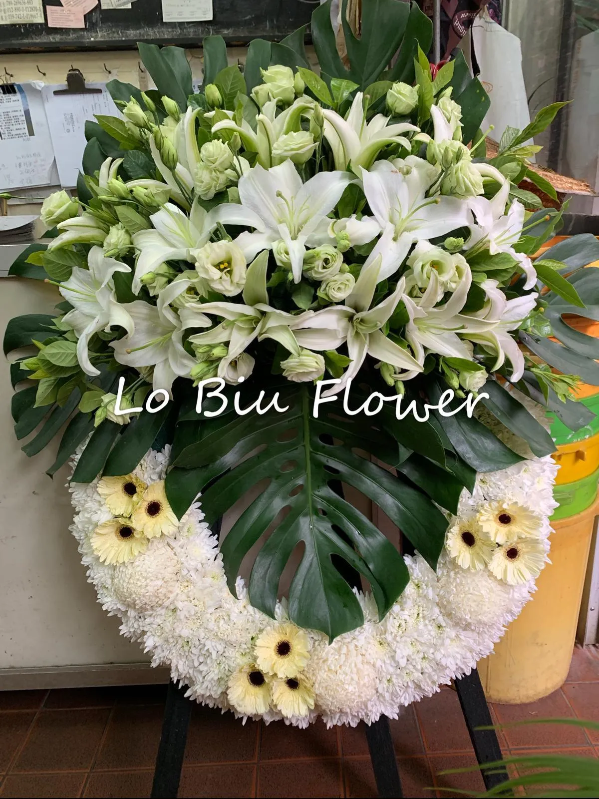 西式花圈D007